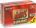 Sony 2E590HME 2-pack Hi8 ME Camcorder Tape