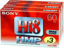 Sony 3P560HMP 3-pack Hi8 MP Camcorder Tape