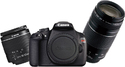 Canon EOS Rebel T5 + EF-S 18-55mm f/3.5-5.6 III + EF 75-300mm f/4-5.6 III