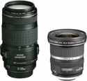 Canon EF 70-300mm + EF-S 10-22mm