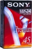 Sony VHS-C Premium Camcorder Tape - 45 min