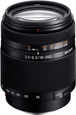 Sony 18250 A-mount digital camera lens