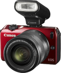 Canon EOS M + EF-M 18-55mm IS + Speedlite 90EX