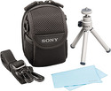 Sony ACC-SHA Cyber-shot Starter Kit: Case + Mini Tripod + Cleaning Cloth