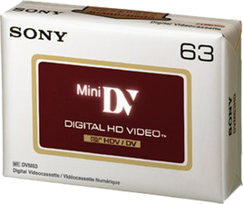 Sony Mini DV Cassette Tape for Digital HDV