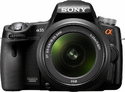 Sony SLT-A35 Body with standard zoom lens & telephoto lens